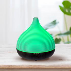 Enlightenment Wood Diffuser Black With Green LED