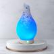 Hydria Abstract Glass Diffuser Blue on Stand