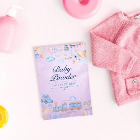 Baby Powder Scented Sachet Abstract Image