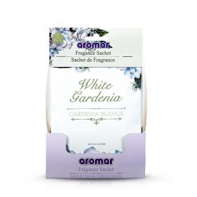 White Gardenia Scented Sachets in PDQ Display