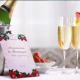 Strawberry & Champagne Scented Sachet Abstract Image