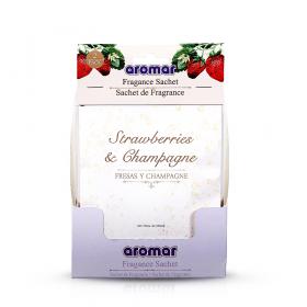 Strawberry & Champagne Scented Sachet Double Pack in PDQ Display