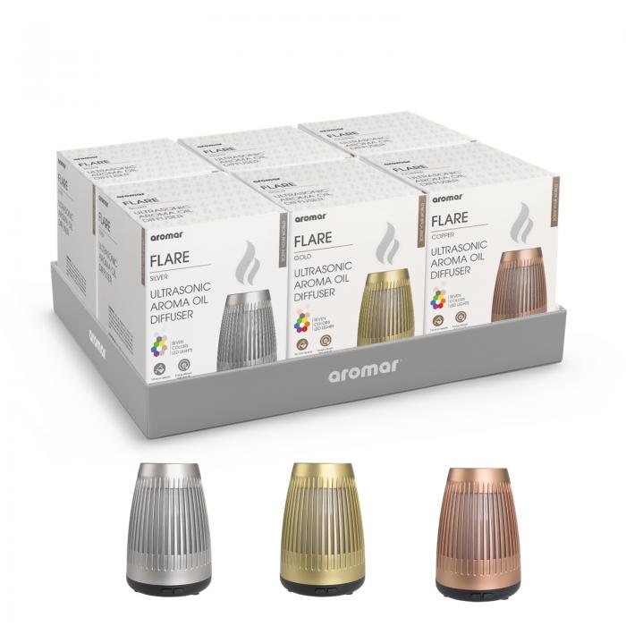 Flare Tray Diffuser 100ML / Sold in trays of 6 units, 2 of each color