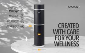 Cylinder Waterless Diffuser Black