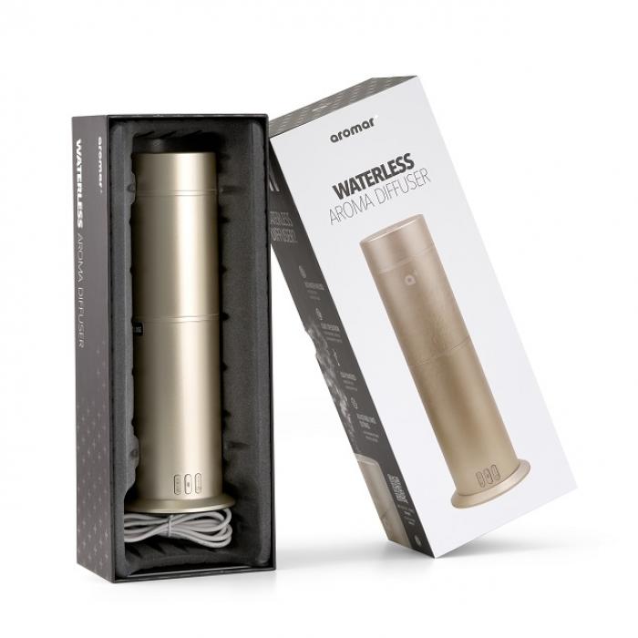 Cylinder Waterless Diffuser Gold