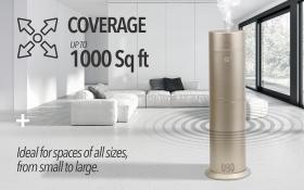 Cylinder Waterless Diffuser Gold