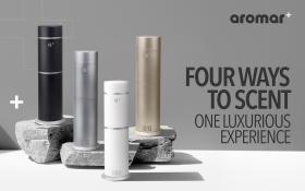 Cylinder Waterless Diffuser Gold