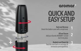 Plug-In Waterless Diffuser Black