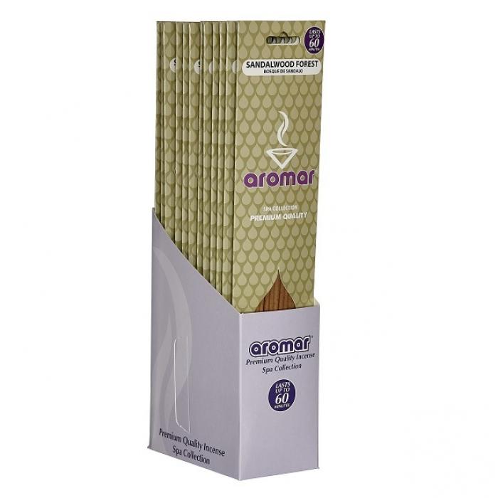 Prepack Hand Dipped Incense Sandalwood Forest PDQ