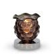 Glass Globe Touch Oil Warmer Black