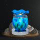Melted Touch Oil Warmer Blue Abstract Image