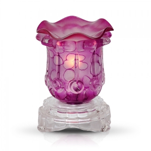 Purple Tulip Light Dimming Oil Warmer