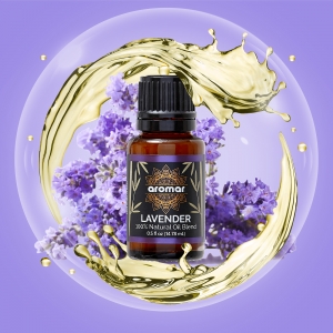 Lavender Essential Oil Abstract