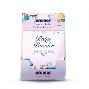 Baby Powder Scented Sachets Double Envelope in PDQ Display