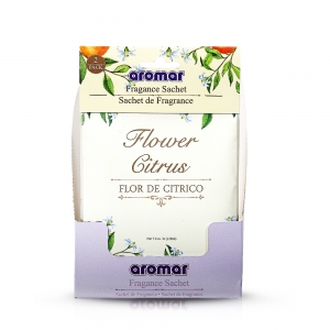 Flower Citrus Scented Sachets in PDQ Display