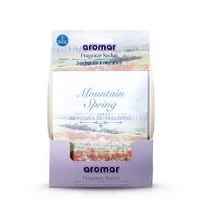 Mountain Spring Scented Sachet Double Pack in PDQ Display