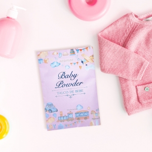 Baby Powder Scented Sachet Abstract Image