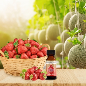 half ounce strawberry melon fragrance oil abstract image