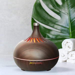 Metallica Wood Diffuser Walnut Abstract Image