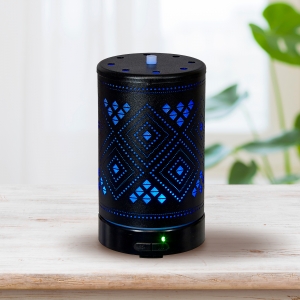 Charm Metal Diffuser Black Abstract Image