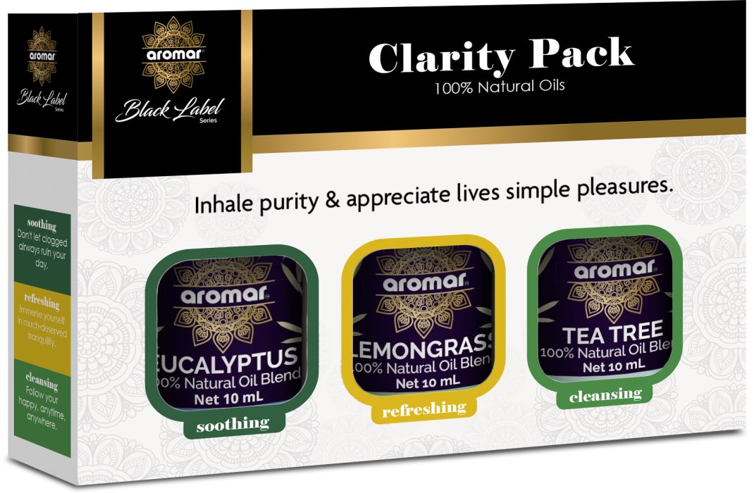 Eucalyptus Lemongrass Tea Tree Essential Oils 3 Pack