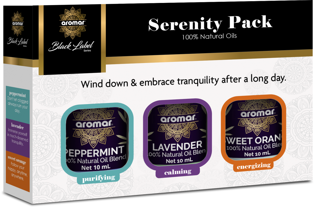Peppermint Lavender Sweet Orange Essential Oils 3 Pack