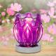 Glass Petal Touch Oil Warmer Purple Abstract Image