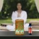 Woman Meditating While Diffusing Feng Shi Fragrance Oil