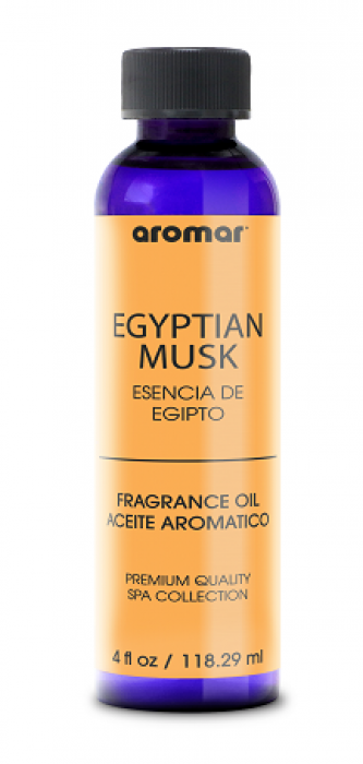 AROMAR Premium Fragrance Oil, Egyptian Musk 4oz. Bottle. Long Lasting  Aromatic Scent, Fresh and Revitalizing Aromatherapy for Living Room,  Bedroom, and Kitchen 4 Fl Oz (Pack of 1) Egyptian Musk