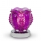 Glass Royal Touch Oil Warmer Purple