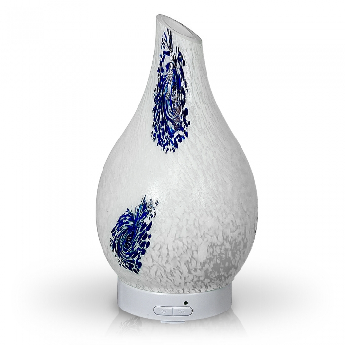 Hydria Abstract White & Blue
